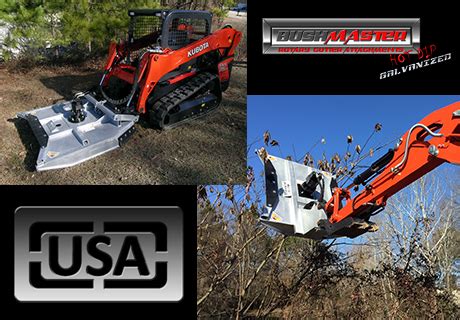 bushmaster mini excavator brush cutter|best brush cutter for skid steer.